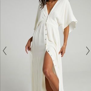 Off White Boho Maxi